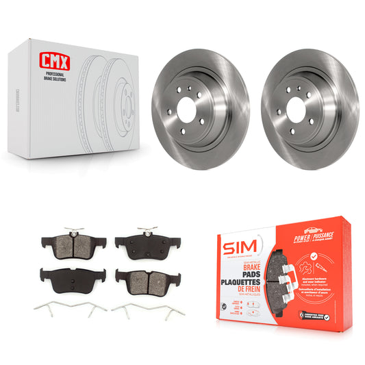 [Arrière] Kit de Disque et plaquette (semi-métallique) de frein pour Ford Fusion Lincoln MKZ K8S-101642