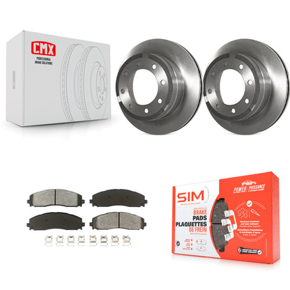 [Arrière] Kit de Disque et plaquette (semi-métallique) de frein pour Ford F-250 Super Duty F-350 K8S-101644