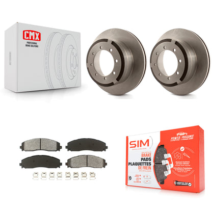 [Arrière] Kit de Disque et plaquette (semi-métallique) de frein pour Ford F-250 Super Duty F-350 F-450 K8S-101645