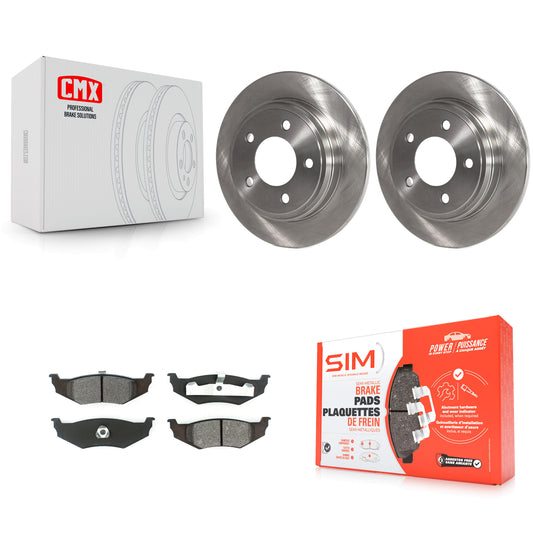 [Arrière] Kit de Disque et plaquette (semi-métallique) de frein pour Chrysler Dodge Intrepid 300M Concorde LHS Eagle Vision New Yorker K8S-101648