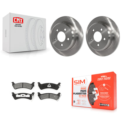 [Arrière] Kit de Disque et plaquette (semi-métallique) de frein pour Jeep Grand Cherokee K8S-101649