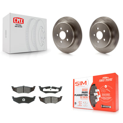 [Arrière] Kit de Disque et plaquette (semi-métallique) de frein pour Chrysler PT Cruiser Dodge Neon K8S-101661