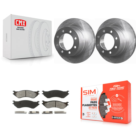 [Arrière] Kit de Disque et plaquette (semi-métallique) de frein pour Dodge Ram 2500 1500 3500 K8S-101662