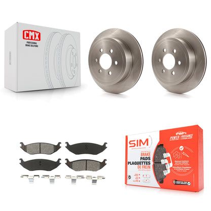 [Arrière] Kit de Disque et plaquette (semi-métallique) de frein pour 2003 Dodge Durango K8S-101663