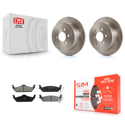 [Arrière] Kit de Disque et plaquette (semi-métallique) de frein pour 2003-2004 Dodge Dakota K8S-101664