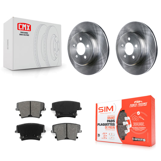 [Arrière] Kit de Disque et plaquette (semi-métallique) de frein pour Dodge Charger Chrysler 300 Challenger Magnum K8S-101668