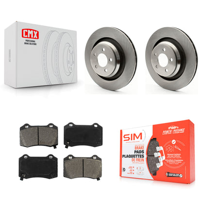 [Arrière] Kit de Disque et plaquette (semi-métallique) de frein pour Dodge Charger Chrysler 300 Challenger Magnum K8S-101670