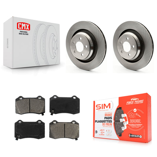 [Arrière] Kit de Disque et plaquette (semi-métallique) de frein pour Dodge Charger Chrysler 300 Challenger Magnum K8S-101670
