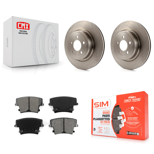 [Arrière] Kit de Disque et plaquette (semi-métallique) de frein pour Dodge Charger Magnum K8S-101672