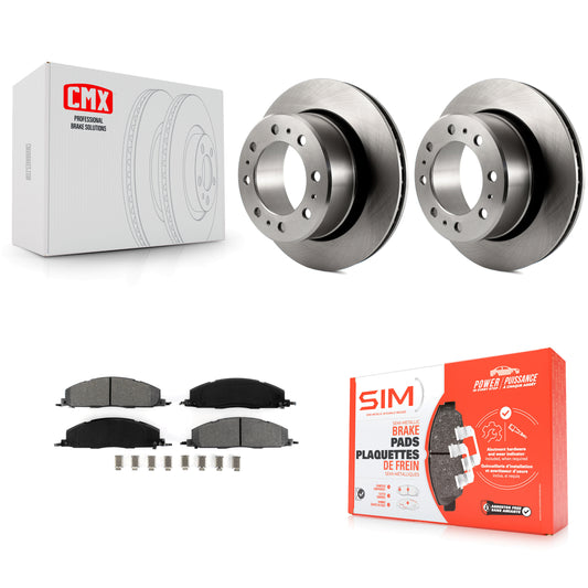 [Arrière] Kit de Disque et plaquette (semi-métallique) de frein pour Ram 2500 3500 1500 Dodge K8S-101684