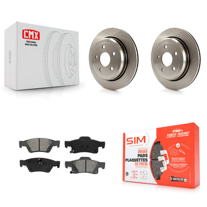 [Arrière] Kit de Disque et plaquette (semi-métallique) de frein pour Jeep Grand Cherokee Dodge Durango WK K8S-101686