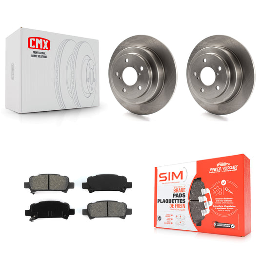 [Arrière] Kit de Disque et plaquette (semi-métallique) de frein pour Subaru Forester Impreza K8S-101693