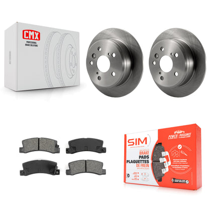 [Arrière] Kit de Disque et plaquette (semi-métallique) de frein pour Toyota Camry Lexus ES300 Solara K8S-101695