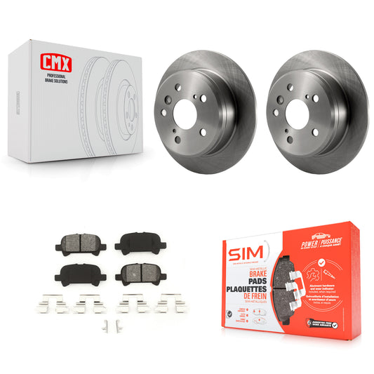 [Arrière] Kit de Disque et plaquette (semi-métallique) de frein pour Toyota Camry Solara K8S-101696