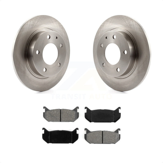 [Arrière] Kit de Disque et plaquette (semi-métallique) de frein pour 1993-1997 Mazda 626 Ford Probe MX-6 rear brakes K8S-101698 par Transit Auto