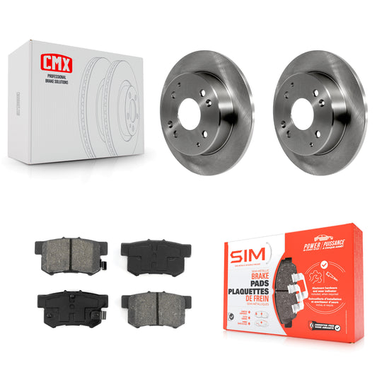 [Arrière] Kit de Disque et plaquette (semi-métallique) de frein pour Honda Accord Acura CL K8S-101700
