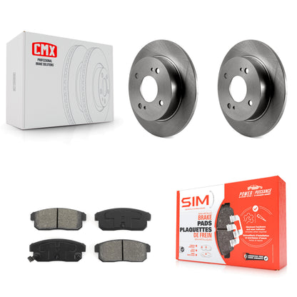 [Arrière] Kit de Disque et plaquette (semi-métallique) de frein pour Nissan Sentra INFINITI G20 K8S-101704