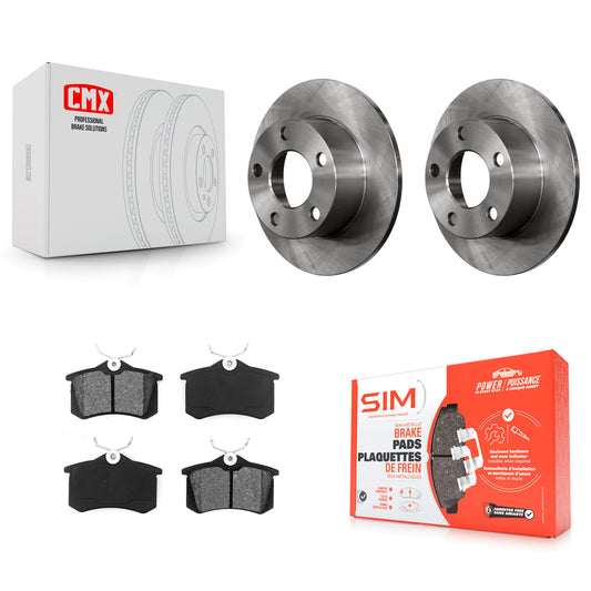 [Arrière] Kit de Disque et plaquette (semi-métallique) de frein pour Volkswagen Passat Audi A6 K8S-101707
