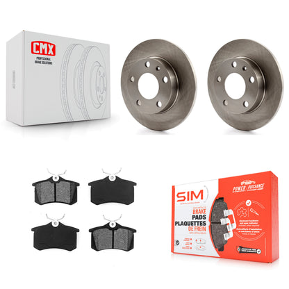 [Arrière] Kit de Disque et plaquette (semi-métallique) de frein pour Audi A4 Quattro avec 245mm Diameter Rotor K8S-101710