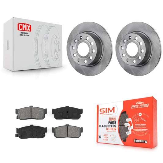 [Arrière] Kit de Disque et plaquette (semi-métallique) de frein pour Nissan Maxima Infiniti I30 INFINITI K8S-101713