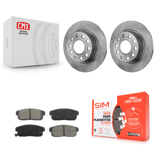 [Arrière] Kit de Disque et plaquette (semi-métallique) de frein pour Nissan Maxima INFINITI I35 I30 K8S-101714