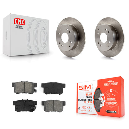 [Arrière] Kit de Disque et plaquette (semi-métallique) de frein pour Honda Accord Acura CL K8S-101720