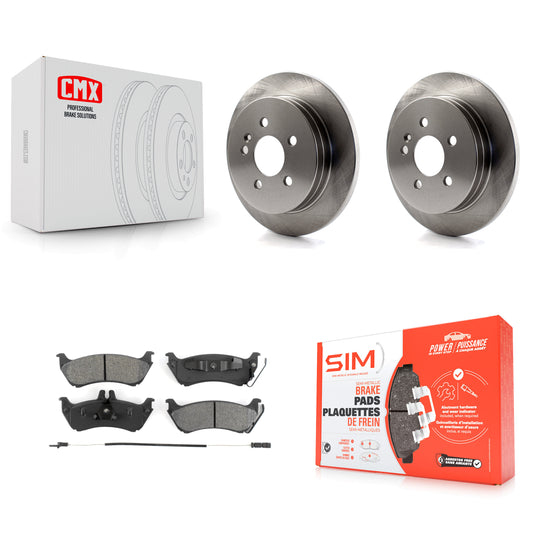 [Arrière] Kit de Disque et plaquette (semi-métallique) de frein pour Mercedes-Benz ML320 ML350 ML430 K8S-101733