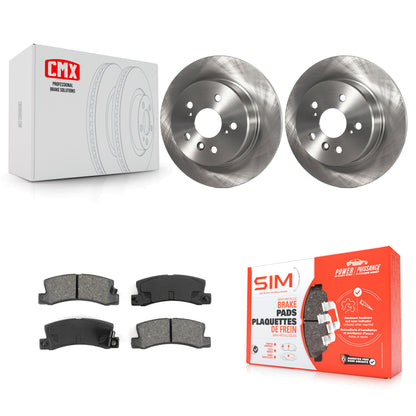 [Arrière] Kit de Disque et plaquette (semi-métallique) de frein pour 1999-2003 Lexus RX300 AWD K8S-101735