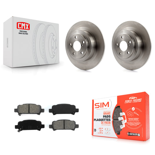 [Arrière] Kit de Disque et plaquette (semi-métallique) de frein pour Subaru Outback Legacy Baja K8S-101742