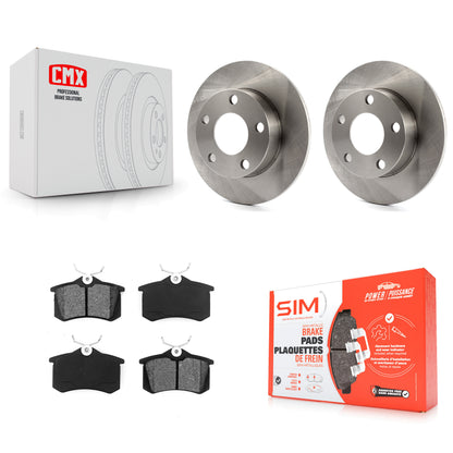 [Arrière] Kit de Disque et plaquette (semi-métallique) de frein pour Volkswagen Passat Audi A4 Quattro K8S-101744