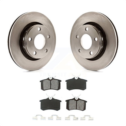 [Arrière] Kit de Disque et plaquette (semi-métallique) de frein pour 2004 Audi A6 Quattro avec 269mm Diameter Rotor K8S-101750 par Transit Auto
