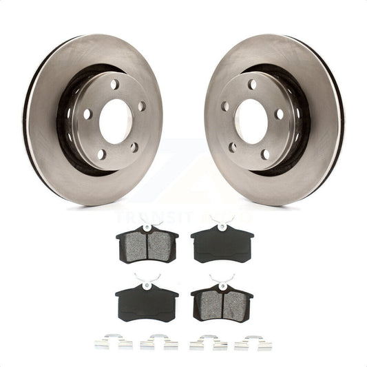 [Arrière] Kit de Disque et plaquette (semi-métallique) de frein pour 2004 Audi A6 Quattro avec 269mm Diameter Rotor K8S-101750 par Transit Auto