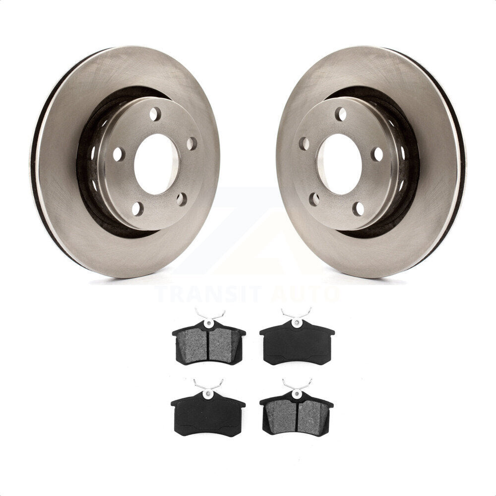 [Arrière] Kit de Disque et plaquette (semi-métallique) de frein pour Volkswagen Passat Audi A6 Quattro S6 K8S-101751 par Transit Auto