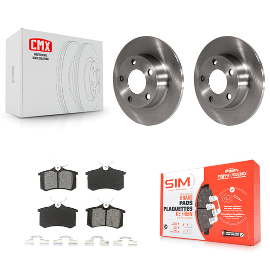 [Arrière] Kit de Disque et plaquette (semi-métallique) de frein pour Audi A6 Quattro Allroad K8S-101753