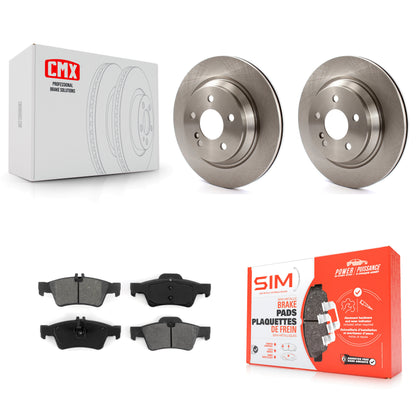 [Arrière] Kit de Disque et plaquette (semi-métallique) de frein pour 2003-2006 Mercedes-Benz S430 S500 AWD K8S-101756