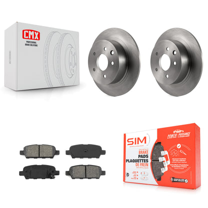 [Arrière] Kit de Disque et plaquette (semi-métallique) de frein pour Nissan Altima Sentra Maxima Juke K8S-101760
