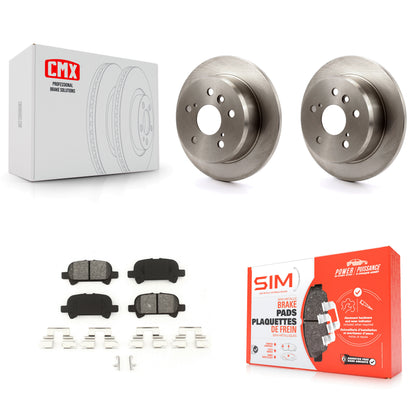 [Arrière] Kit de Disque et plaquette (semi-métallique) de frein pour Toyota Camry Avalon Solara K8S-101762