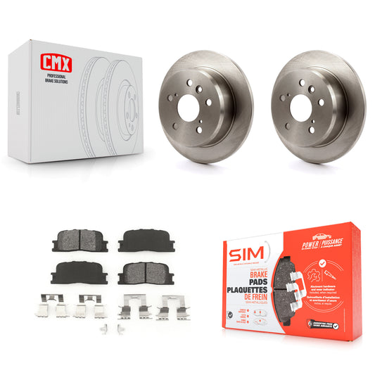 [Arrière] Kit de Disque et plaquette (semi-métallique) de frein pour Toyota Camry Lexus ES330 ES300 K8S-101763