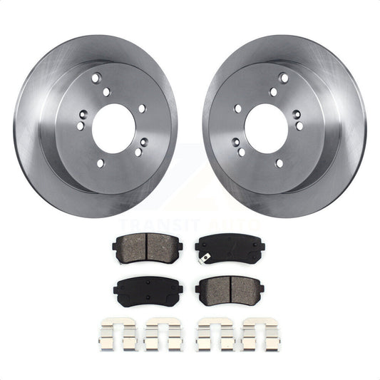 [Arrière] Kit de Disque et plaquette (semi-métallique) de frein pour Hyundai Tucson Kia Sportage AWD K8S-101766 par Transit Auto