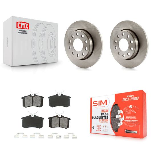 [Arrière] Kit de Disque et plaquette (semi-métallique) de frein pour Audi A4 Quattro avec 255mm Diameter Rotor K8S-101772