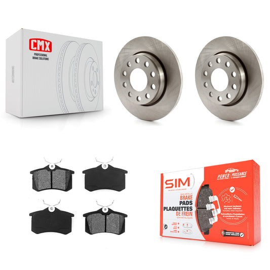 [Arrière] Kit de Disque et plaquette (semi-métallique) de frein pour Audi A4 Quattro avec 255mm Diameter Rotor K8S-101773