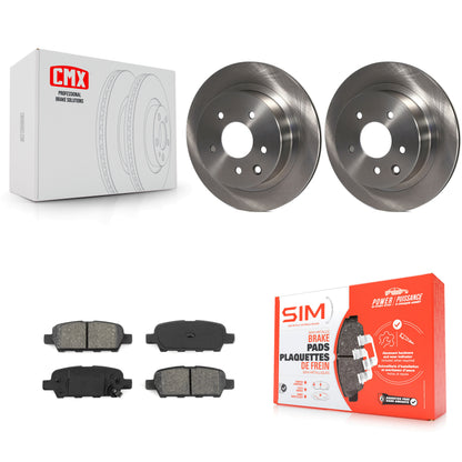 [Arrière] Kit de Disque et plaquette (semi-métallique) de frein pour Nissan Rogue Sport INFINITI G35 Select LEAF Juke 350Z Qashqai X-Trail K8S-101774