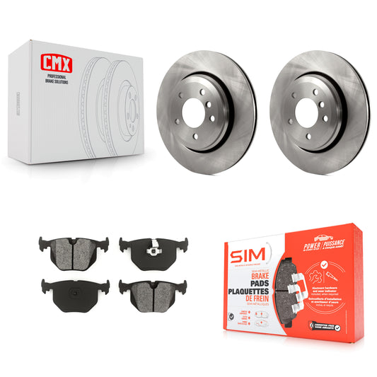 [Arrière] Kit de Disque et plaquette (semi-métallique) de frein pour BMW 330Ci 330i 330xi K8S-101777