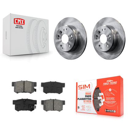 [Arrière] Kit de Disque et plaquette (semi-métallique) de frein pour Acura TL Honda Element K8S-101783