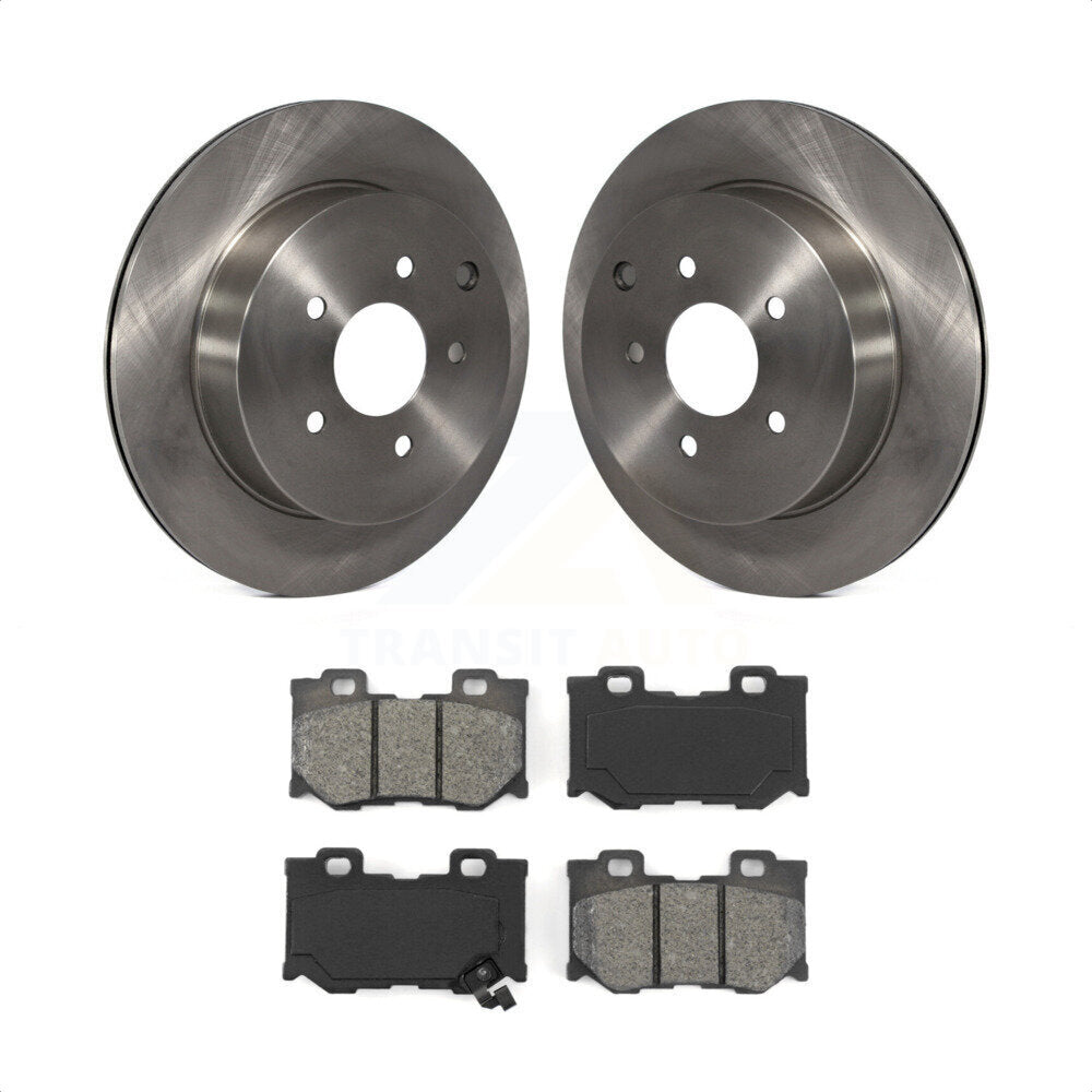 [Arrière] Kit de Disque et plaquette (semi-métallique) de frein pour INFINITI Q50 Q60 Q70 K8S-101785 par Transit Auto