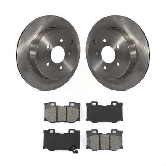 [Arrière] Kit de Disque et plaquette (semi-métallique) de frein pour INFINITI Q50 Q60 Q70 K8S-101785 par Transit Auto