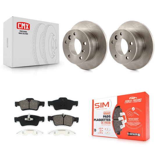 [Arrière] Kit de Disque et plaquette (semi-métallique) de frein pour 2005-2011 Mercedes-Benz G55 AMG K8S-101788