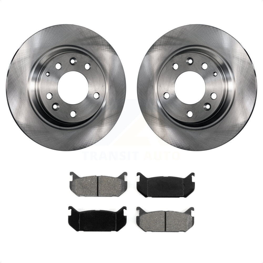 [Arrière] Kit de Disque et plaquette (semi-métallique) de frein pour 1998-2002 Mazda 626 rear brakes K8S-101792 par Transit Auto