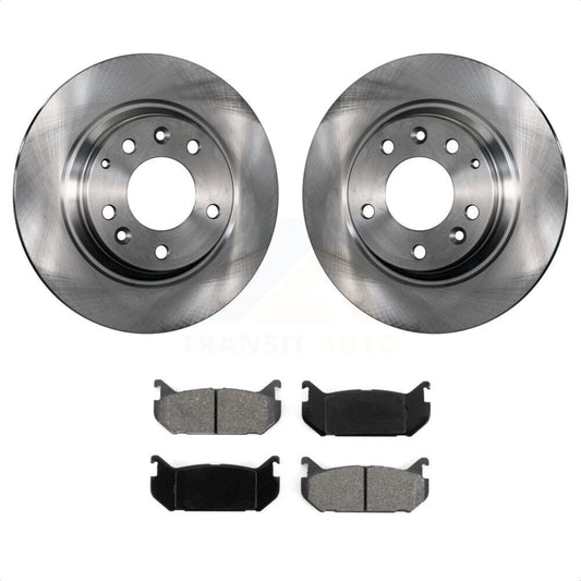 [Arrière] Kit de Disque et plaquette (semi-métallique) de frein pour 1998-2002 Mazda 626 rear brakes K8S-101792 par Transit Auto