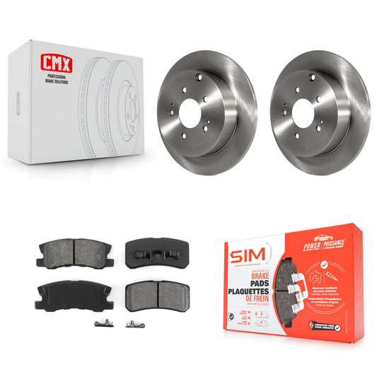 [Arrière] Kit de Disque et plaquette (semi-métallique) de frein pour Mitsubishi Endeavor K8S-101794